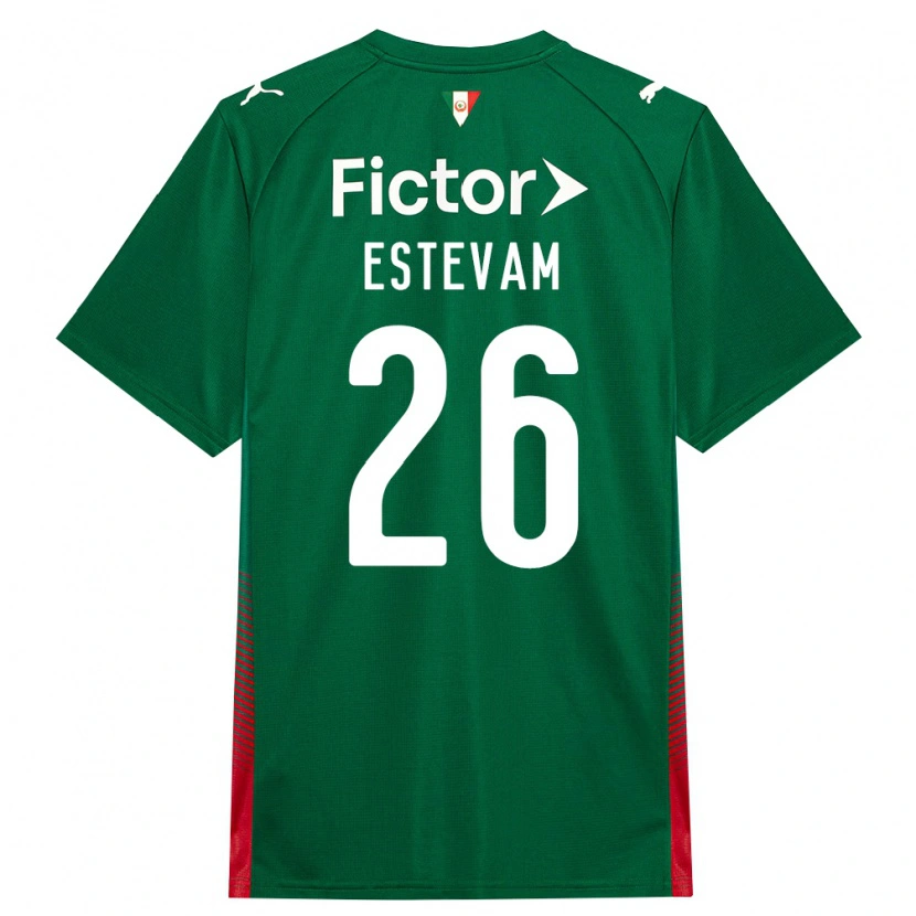 Danxen Heren Laís Estevam #26 Groen Rood Wit Thuisshirt Thuistenue 2026/27 T-Shirt