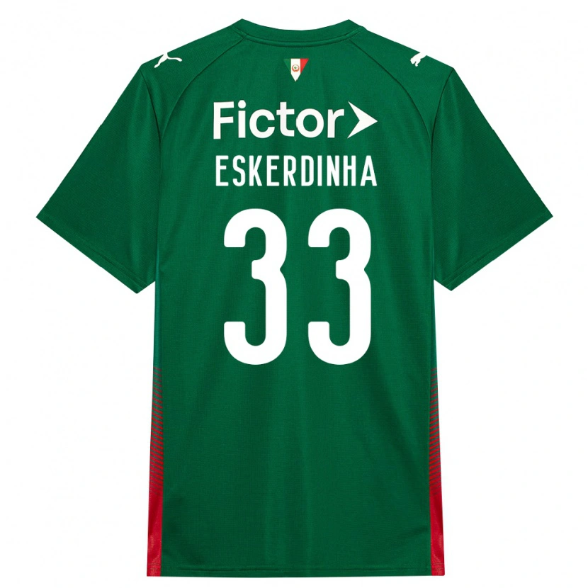 Danxen Heren Eskerdinha #33 Groen Rood Wit Thuisshirt Thuistenue 2026/27 T-Shirt