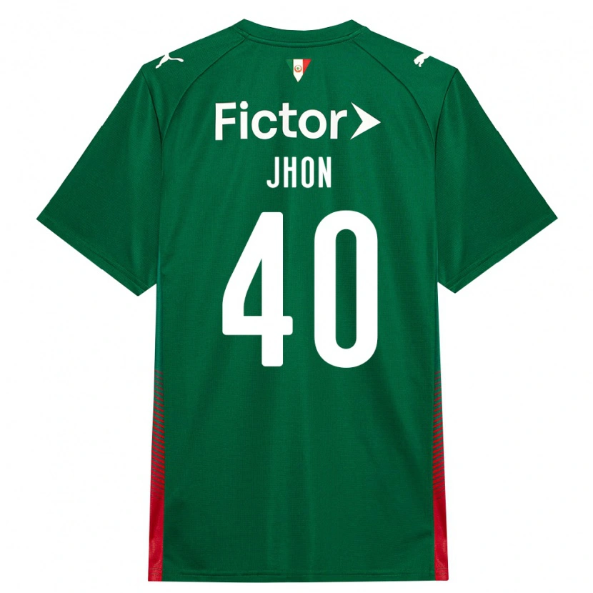 Danxen Heren Jhon Jhon #40 Groen Rood Wit Thuisshirt Thuistenue 2026/27 T-Shirt