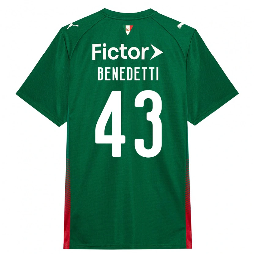 Danxen Heren Luis Benedetti #43 Groen Rood Wit Thuisshirt Thuistenue 2026/27 T-Shirt