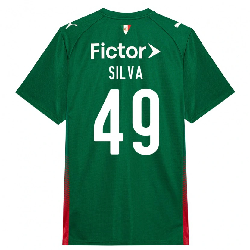 Danxen Heren Gabriel Silva #49 Groen Rood Wit Thuisshirt Thuistenue 2026/27 T-Shirt