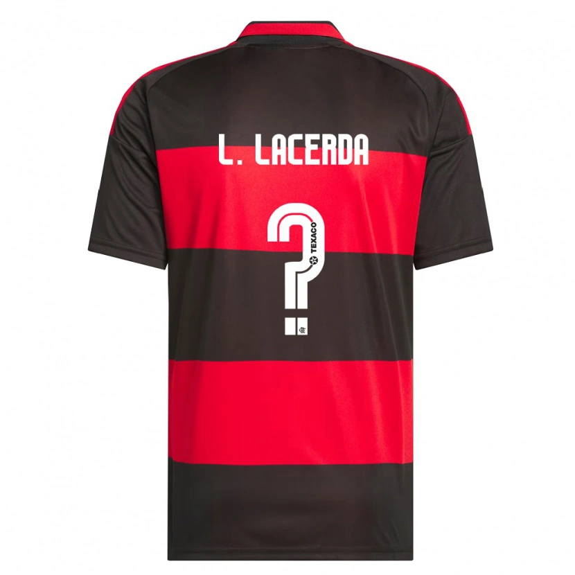 Danxen Heren Iago Lacerda #0 Rood Zwart Wit Thuisshirt Thuistenue 2026/27 T-Shirt