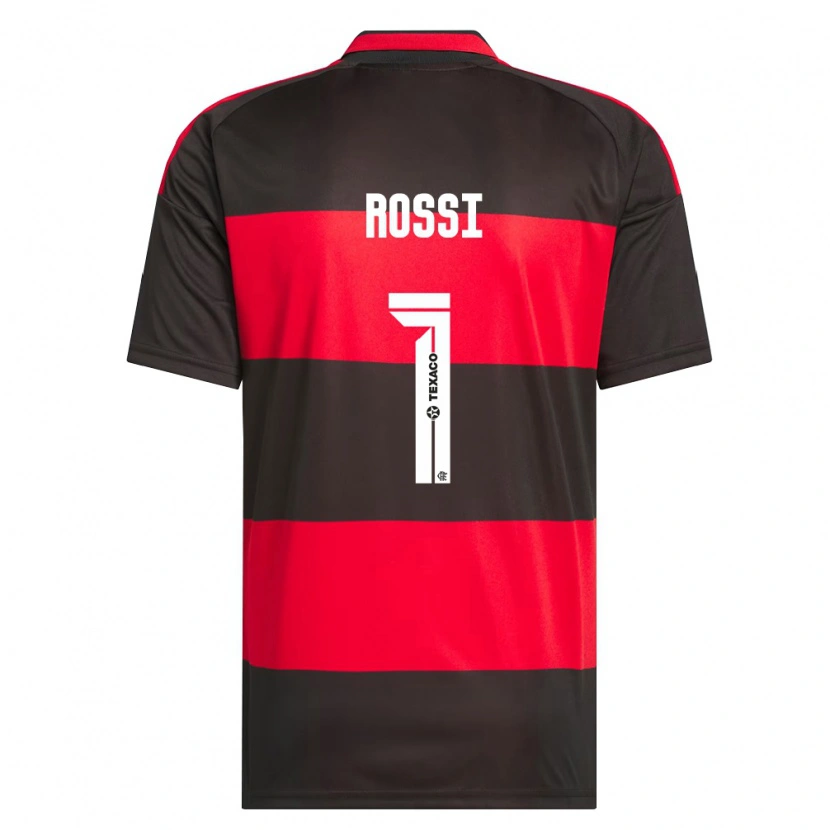 Danxen Heren Agustín Rossi #1 Rood Zwart Wit Thuisshirt Thuistenue 2026/27 T-Shirt