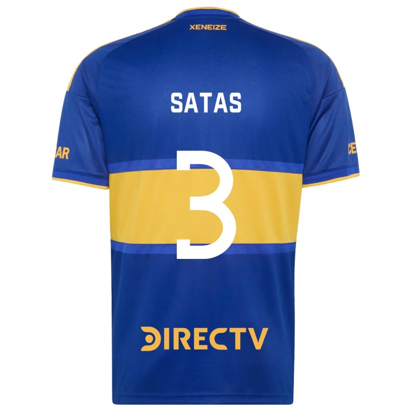 Danxen Heren Matías Satas #3 Koninklijk Blauw Geel Thuisshirt Thuistenue 2026/27 T-Shirt