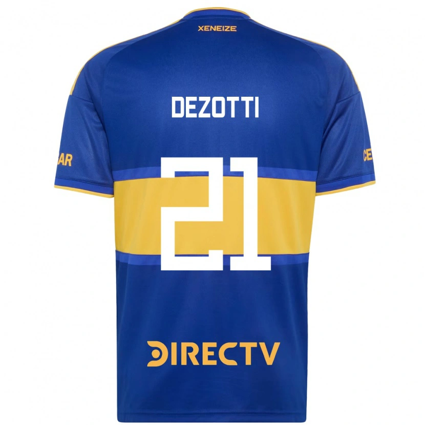 Danxen Heren Martina Dezotti #21 Koninklijk Blauw Geel Thuisshirt Thuistenue 2026/27 T-Shirt