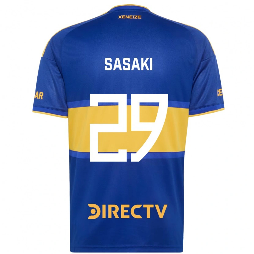 Danxen Heren Yuria Sasaki #29 Koninklijk Blauw Geel Thuisshirt Thuistenue 2026/27 T-Shirt