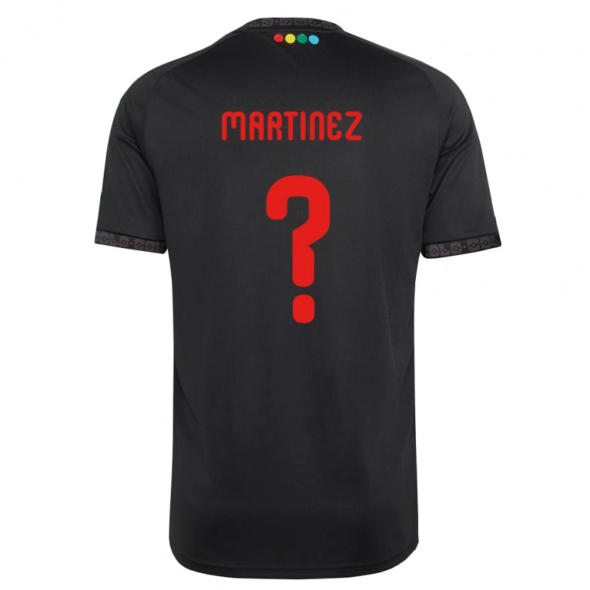 Danxen Heren Ivan Martinez #0 Zwart Rood Uitshirt Uittenue 2026/27 T-Shirt