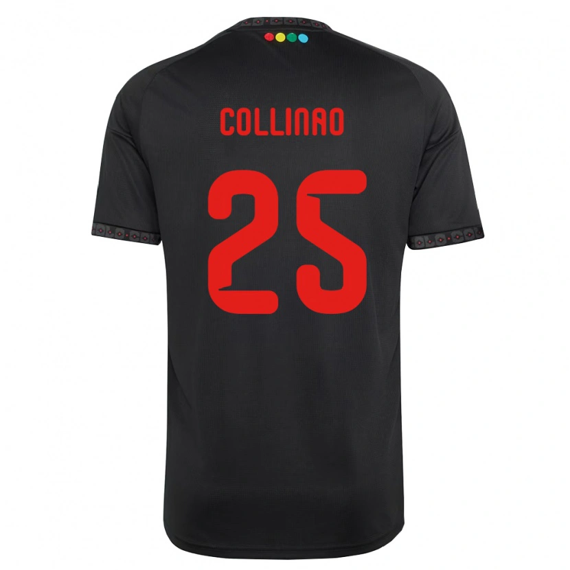Danxen Heren Margarita Collinao #25 Zwart Rood Uitshirt Uittenue 2026/27 T-Shirt