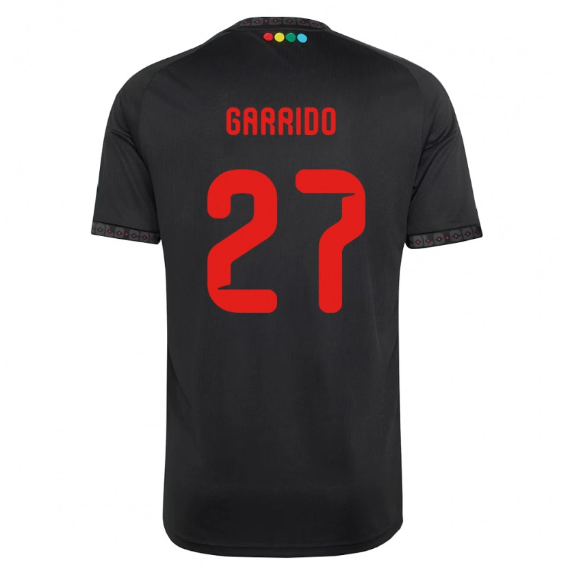 Danxen Heren Franco Garrido #27 Zwart Rood Uitshirt Uittenue 2026/27 T-Shirt