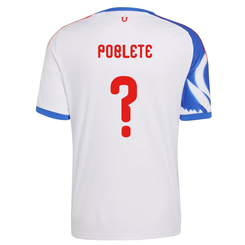 Danxen Heren José Poblete #0 Wit Marineblauw Uitshirt Uittenue 2026/27 T-Shirt