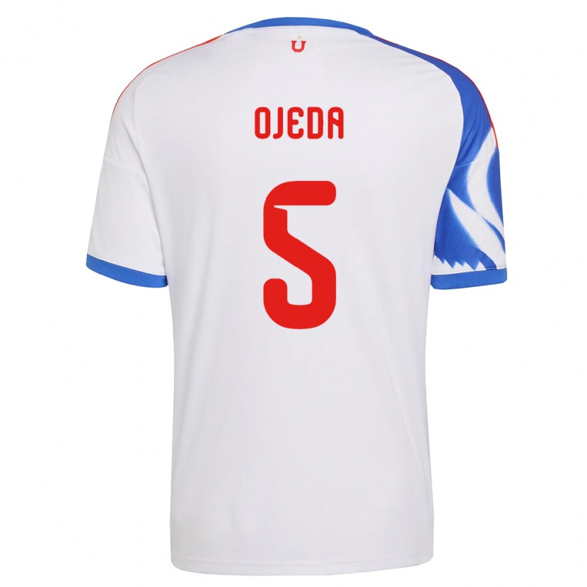 Danxen Heren Emmanuel Ojeda #5 Wit Marineblauw Uitshirt Uittenue 2026/27 T-Shirt