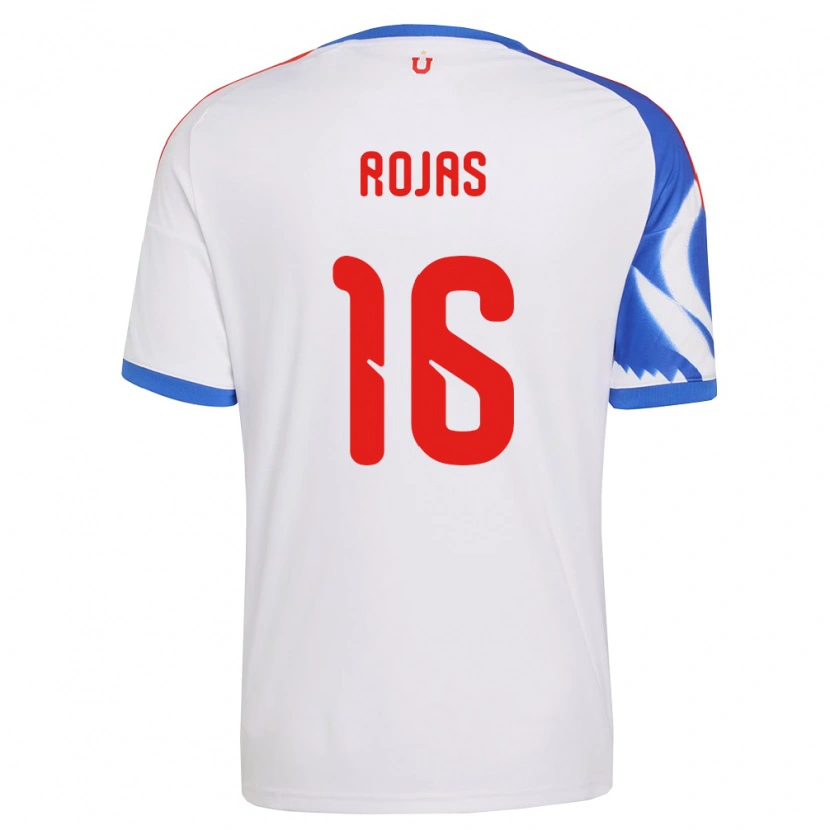 Danxen Heren Elías Rojas #16 Wit Marineblauw Uitshirt Uittenue 2026/27 T-Shirt