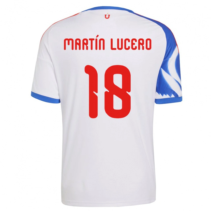 Danxen Heren Juan Martín Lucero #18 Wit Marineblauw Uitshirt Uittenue 2026/27 T-Shirt