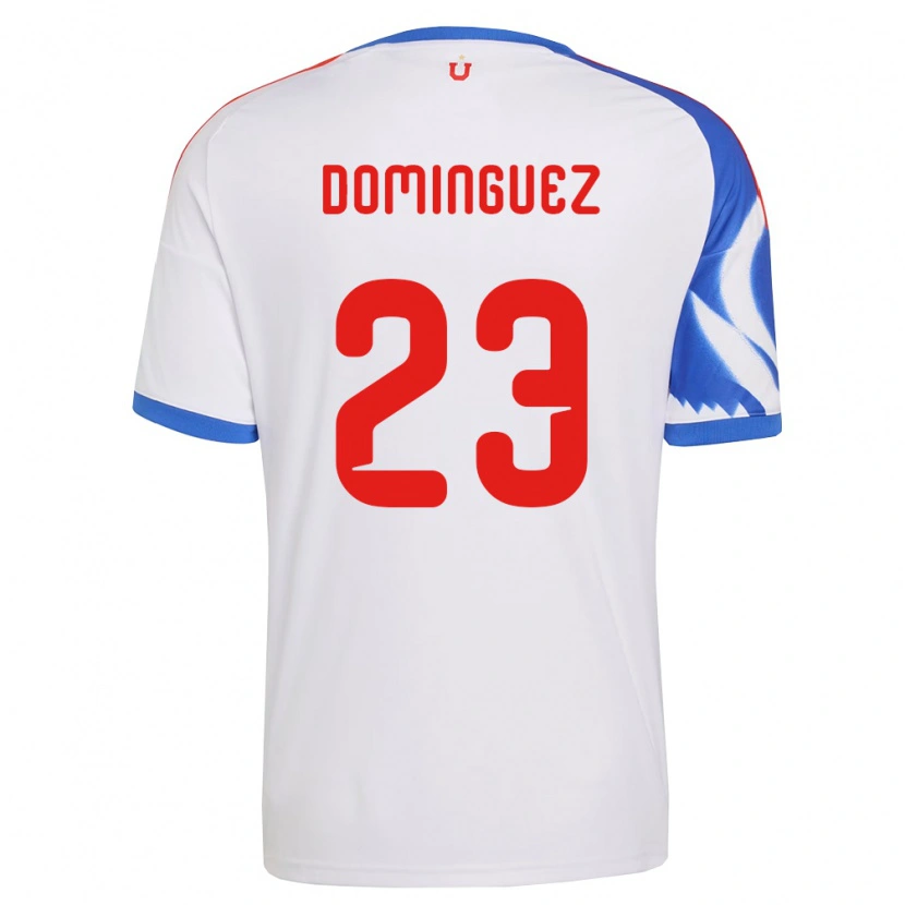 Danxen Heren Nery Dominguez #23 Wit Marineblauw Uitshirt Uittenue 2026/27 T-Shirt
