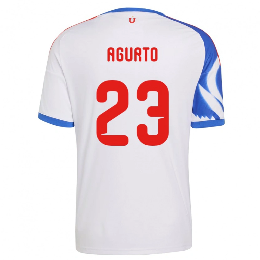 Danxen Heren Isidora Agurto #23 Wit Marineblauw Uitshirt Uittenue 2026/27 T-Shirt