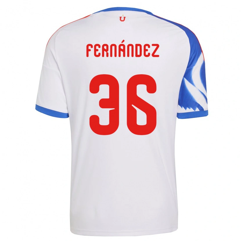Danxen Heren Franco Fernández #36 Wit Marineblauw Uitshirt Uittenue 2026/27 T-Shirt