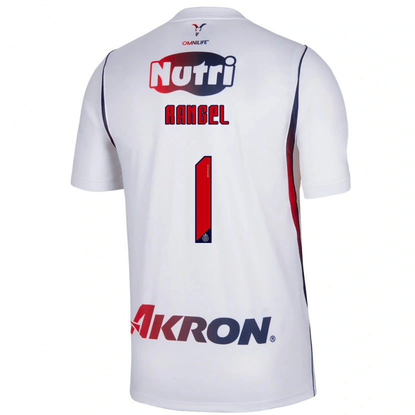 Danxen Heren Raúl Rangel #1 Wit Marineblauw Rood Uitshirt Uittenue 2026/27 T-Shirt