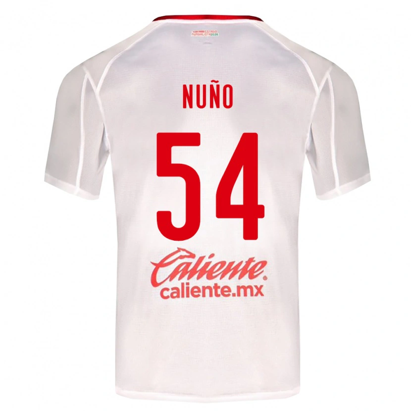 Danxen Heren Raúl Nuño #54 Wit Groen Rood Uitshirt Uittenue 2026/27 T-Shirt