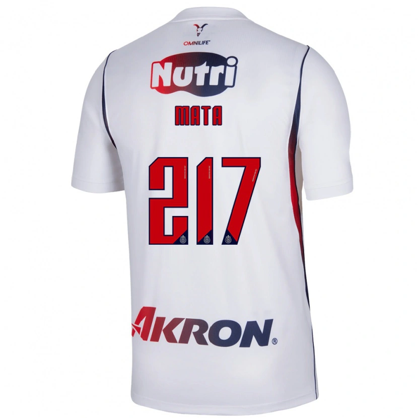 Danxen Heren Hugo Mata #217 Wit Marineblauw Rood Uitshirt Uittenue 2026/27 T-Shirt