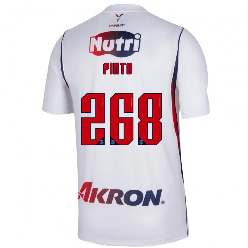 Danxen Heren Rigo Pinto #268 Wit Marineblauw Rood Uitshirt Uittenue 2026/27 T-Shirt