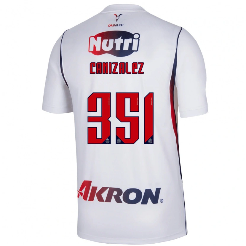 Danxen Heren Djorkaeff Canizalez #351 Wit Marineblauw Rood Uitshirt Uittenue 2026/27 T-Shirt