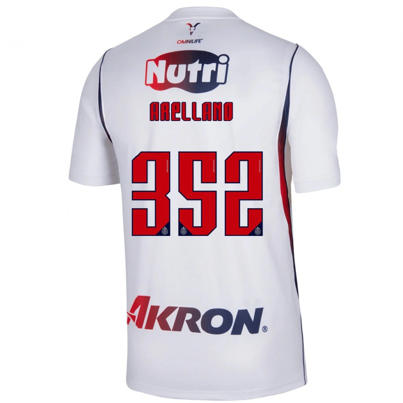 Danxen Heren Santiago Arellano #352 Wit Marineblauw Rood Uitshirt Uittenue 2026/27 T-Shirt