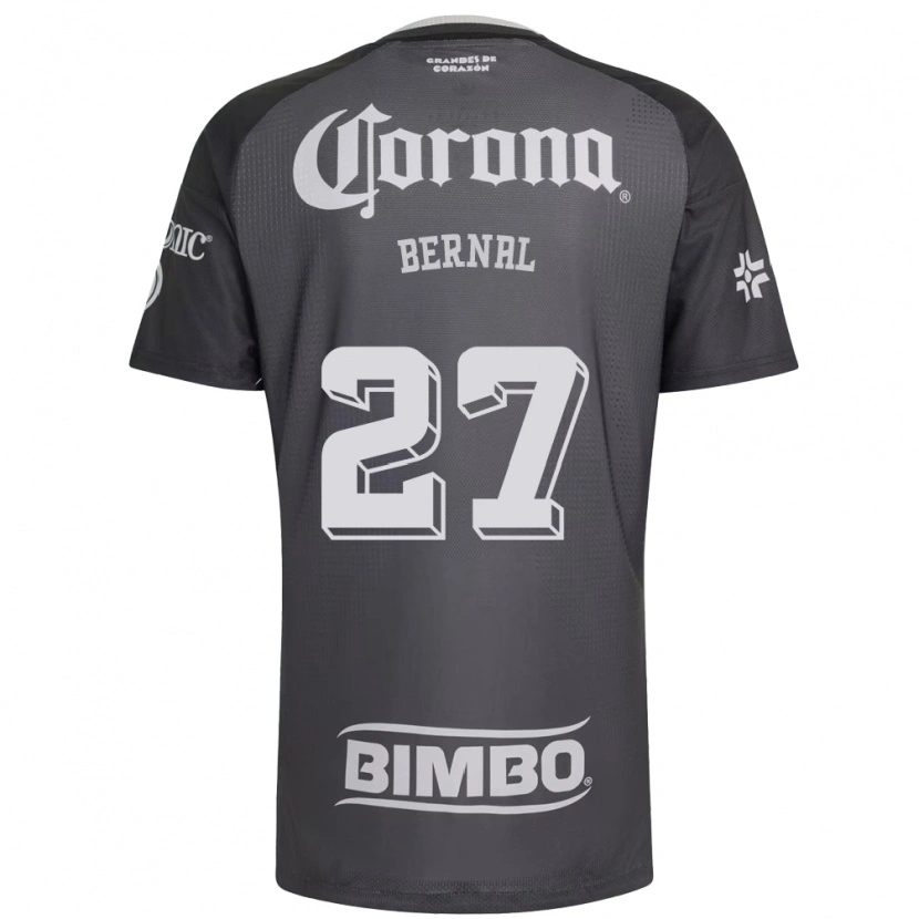 Danxen Heren Mayra Pelayo Bernal #27 Grijs Wit Zwart Uitshirt Uittenue 2026/27 T-Shirt