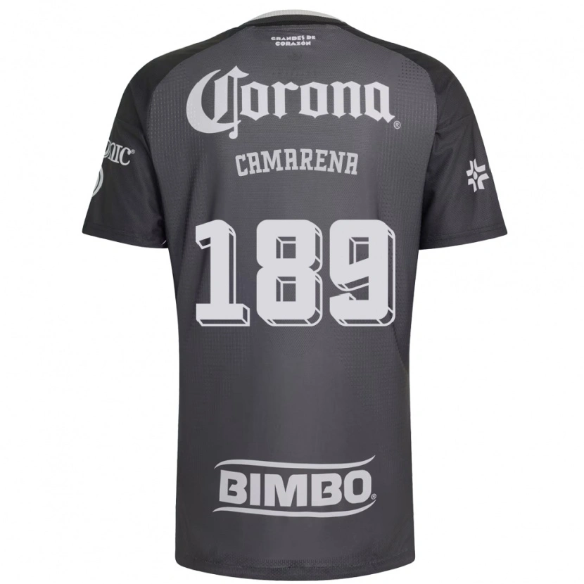 Danxen Heren Luis Camarena #189 Grijs Wit Zwart Uitshirt Uittenue 2026/27 T-Shirt