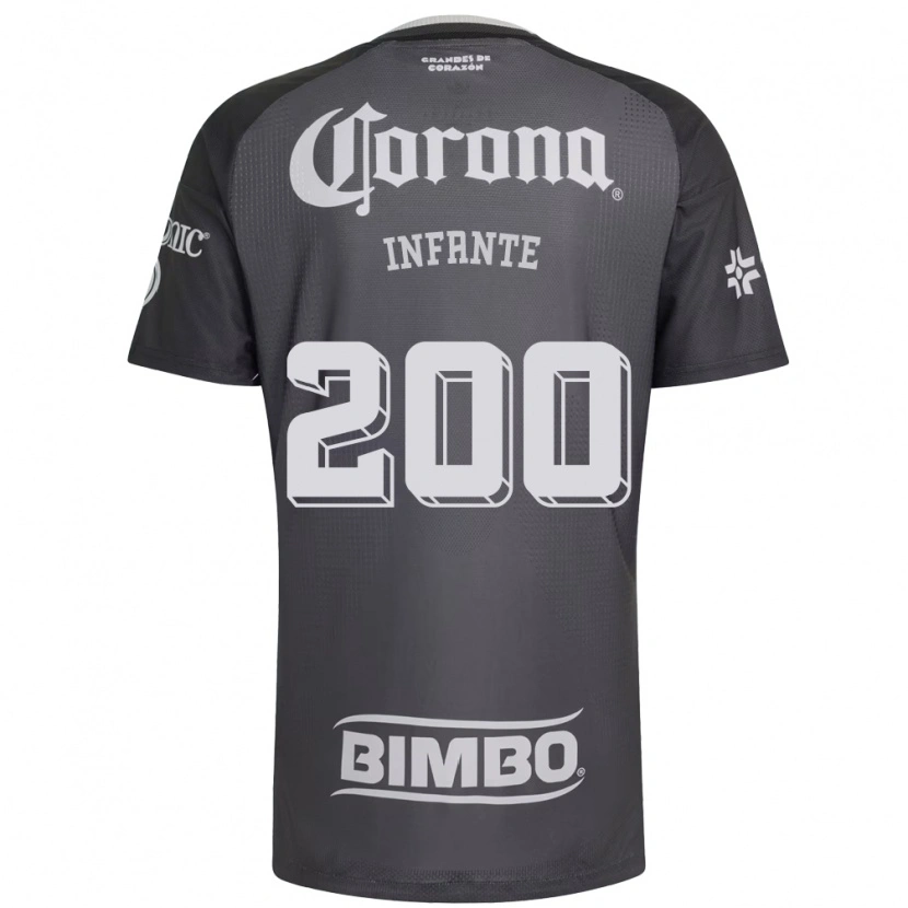 Danxen Heren Armando Infante #200 Grijs Wit Zwart Uitshirt Uittenue 2026/27 T-Shirt