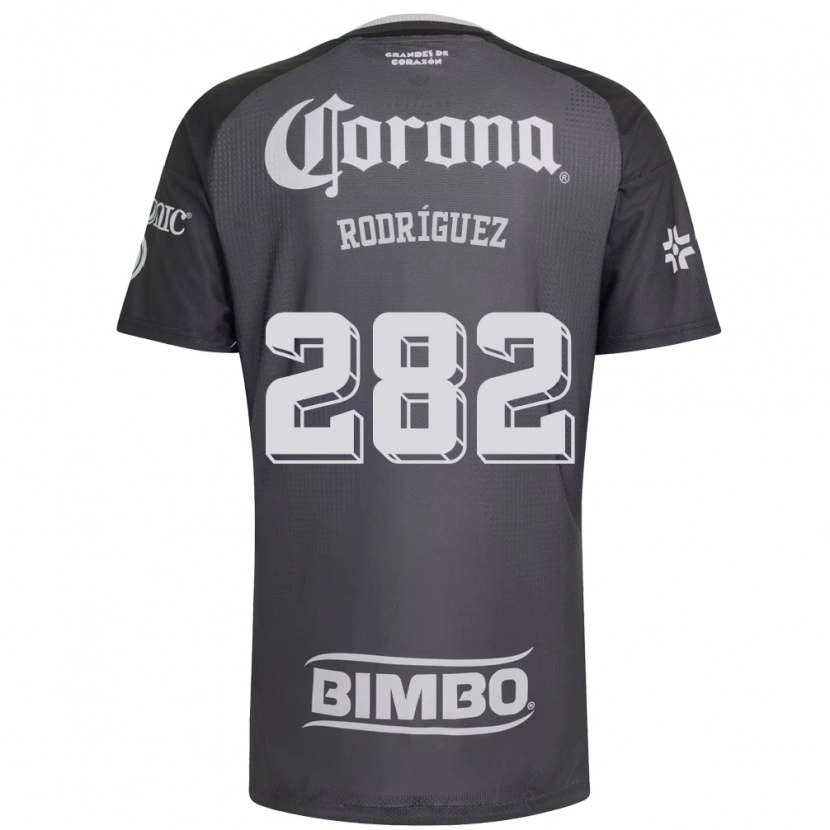 Danxen Heren Francisco Rodríguez #282 Grijs Wit Zwart Uitshirt Uittenue 2026/27 T-Shirt