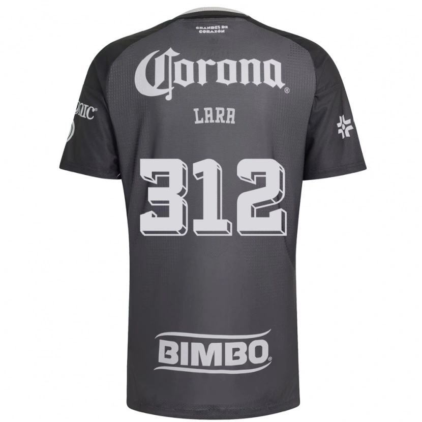 Danxen Heren Diego Lara #312 Grijs Wit Zwart Uitshirt Uittenue 2026/27 T-Shirt
