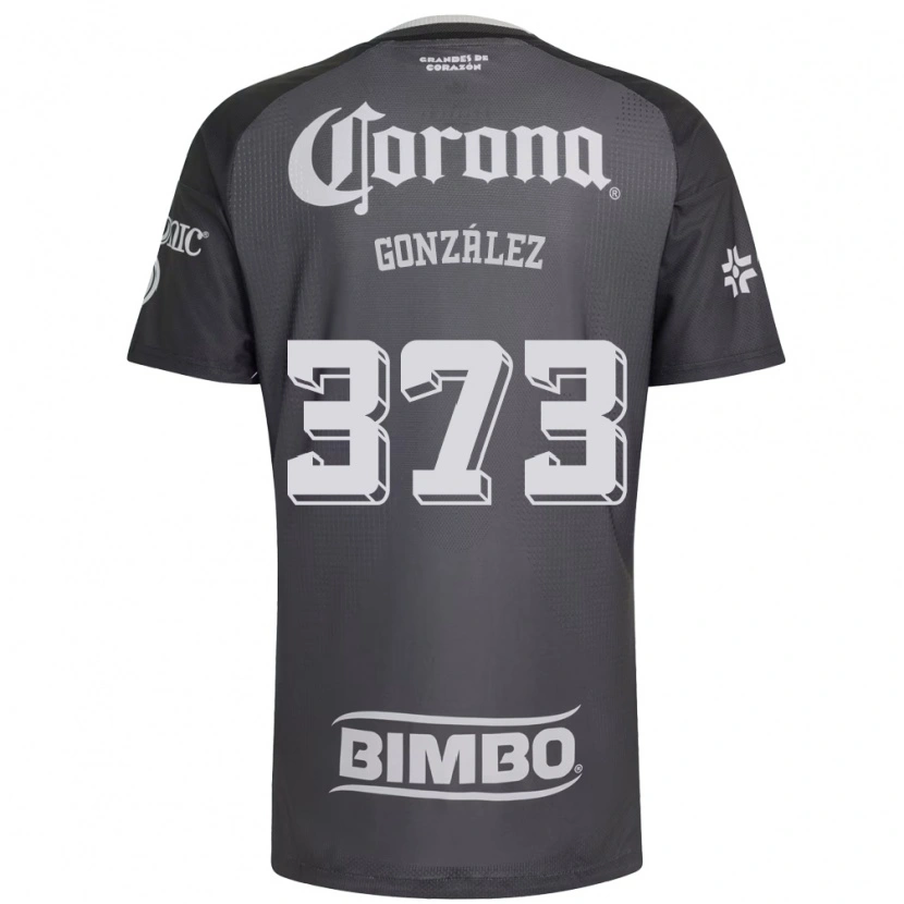 Danxen Heren Jayden González #373 Grijs Wit Zwart Uitshirt Uittenue 2026/27 T-Shirt