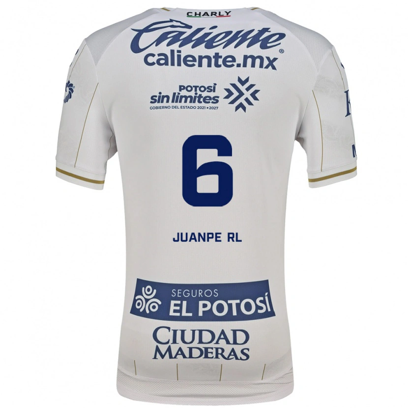 Danxen Heren Juan Pedro Ramírez López #6 Wit Blauw Uitshirt Uittenue 2026/27 T-Shirt