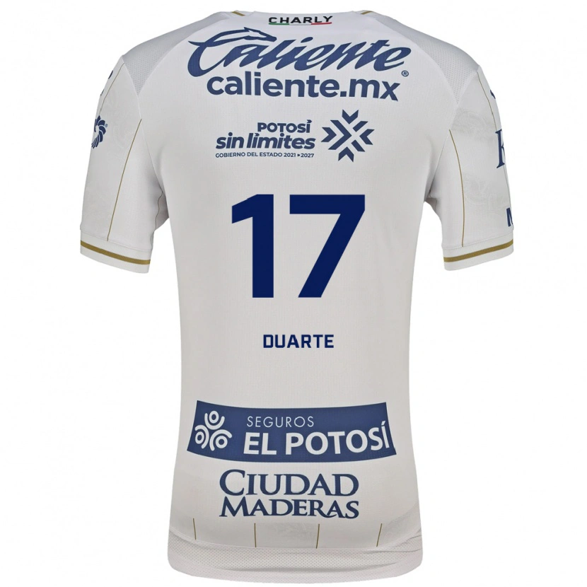 Danxen Heren Anderson Duarte #17 Wit Blauw Uitshirt Uittenue 2026/27 T-Shirt