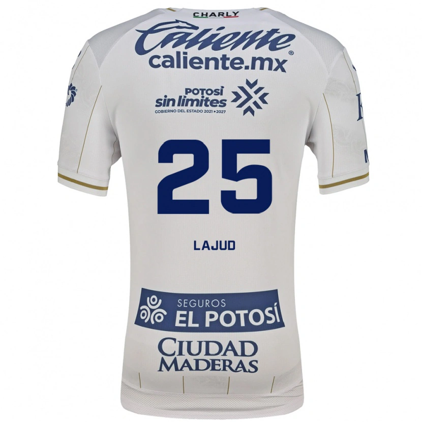 Danxen Heren Gibrán Lajud #25 Wit Blauw Uitshirt Uittenue 2026/27 T-Shirt