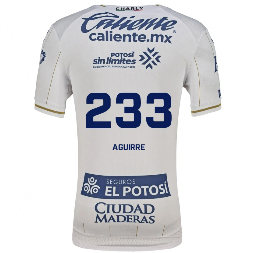 Danxen Heren Francisco Aguirre #233 Wit Blauw Uitshirt Uittenue 2026/27 T-Shirt