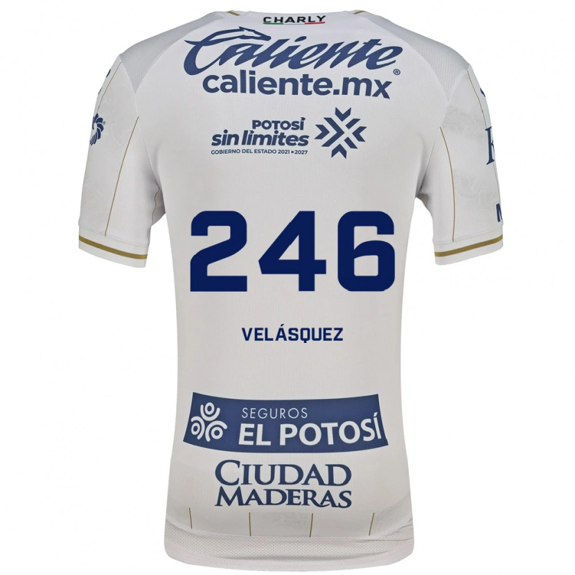 Danxen Heren Said Velásquez #246 Wit Blauw Uitshirt Uittenue 2026/27 T-Shirt