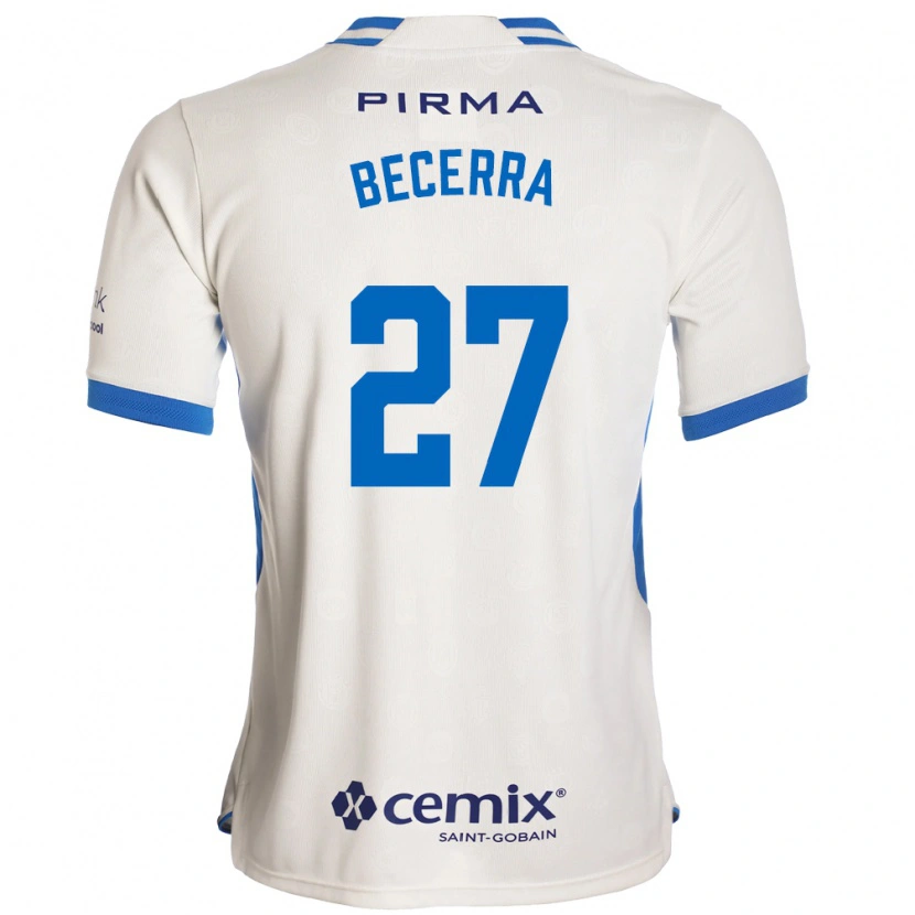 Danxen Heren Ana Becerra #27 Wit Blauw Rood Uitshirt Uittenue 2026/27 T-Shirt