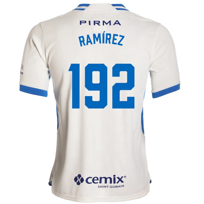 Danxen Heren Nicolás Ramírez #192 Wit Blauw Rood Uitshirt Uittenue 2026/27 T-Shirt