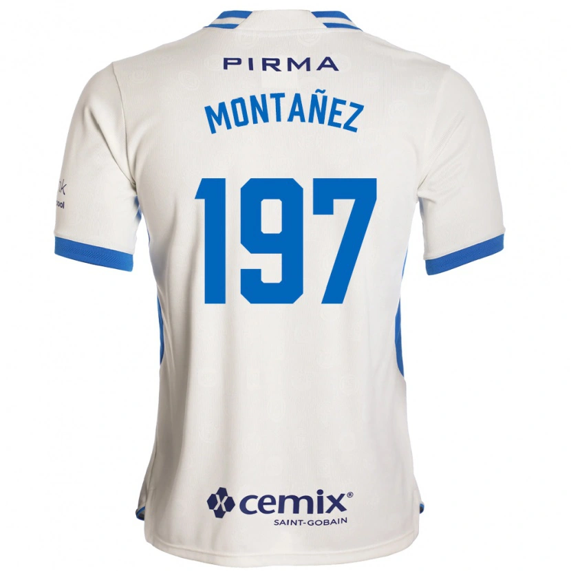 Danxen Heren Humberto Montañez #197 Wit Blauw Rood Uitshirt Uittenue 2026/27 T-Shirt