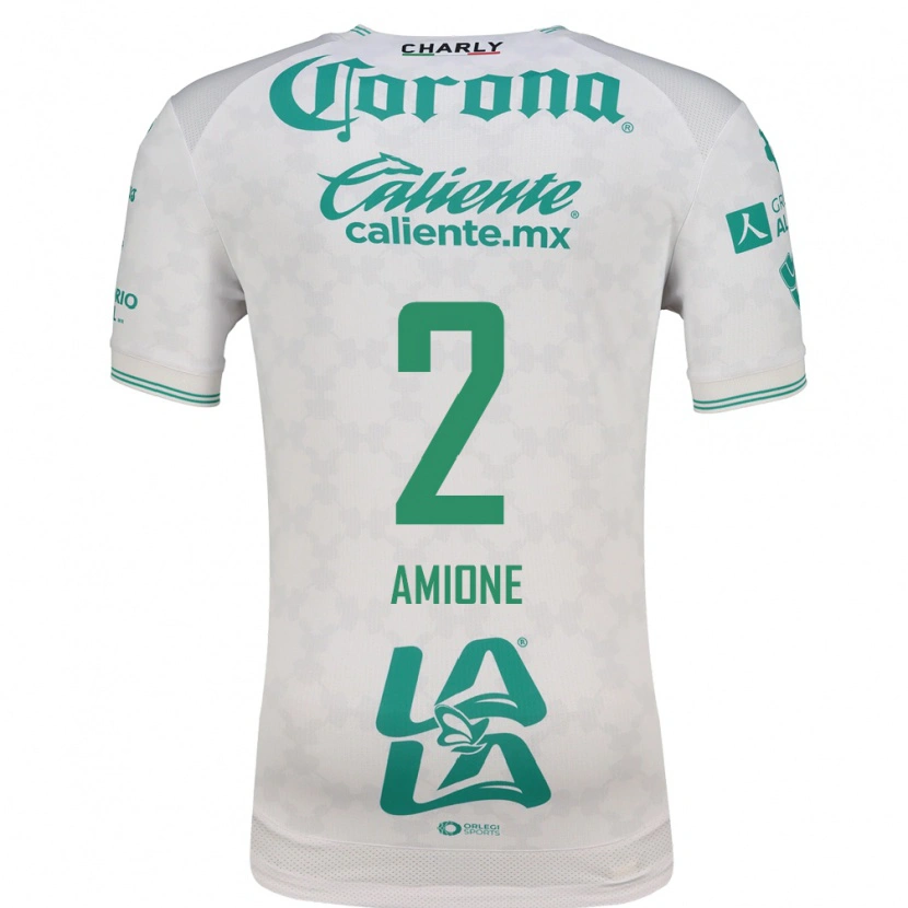Danxen Heren Bruno Amione #2 Lichtgroen Wit Uitshirt Uittenue 2026/27 T-Shirt