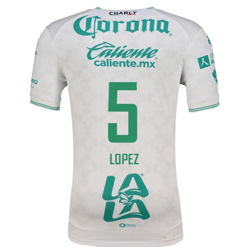 Danxen Heren Aldo López #5 Lichtgroen Wit Uitshirt Uittenue 2026/27 T-Shirt