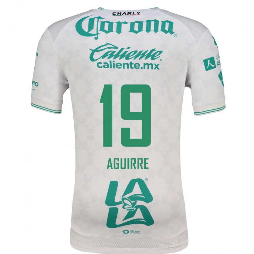 Danxen Heren Eduardo Aguirre #19 Lichtgroen Wit Uitshirt Uittenue 2026/27 T-Shirt