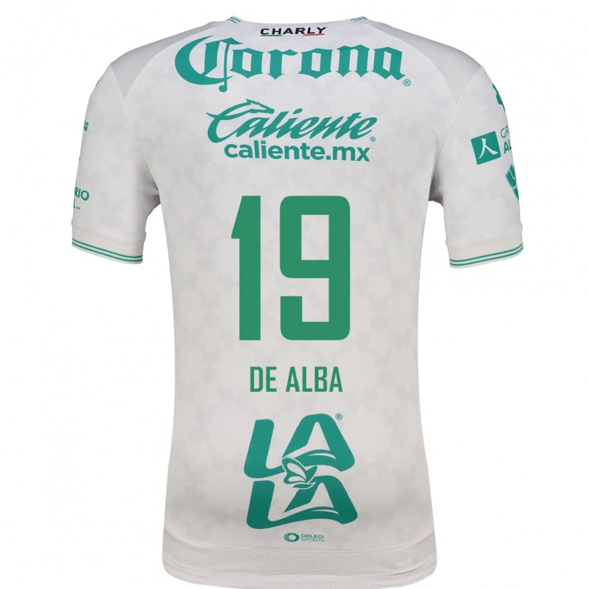 Danxen Heren Luisa De Alba #19 Lichtgroen Wit Uitshirt Uittenue 2026/27 T-Shirt