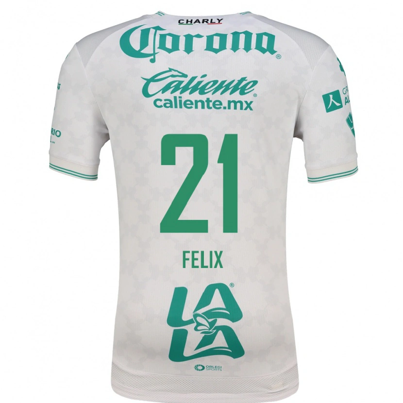 Danxen Heren Judith Félix #21 Lichtgroen Wit Uitshirt Uittenue 2026/27 T-Shirt