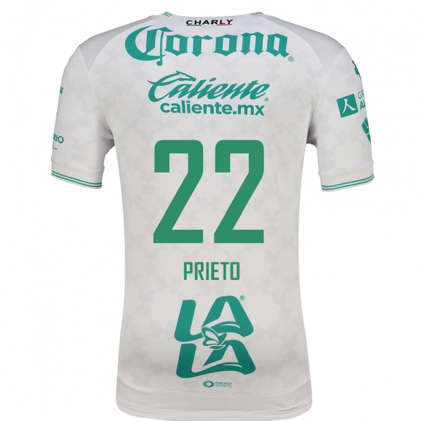 Danxen Heren Ronaldo Prieto #22 Lichtgroen Wit Uitshirt Uittenue 2026/27 T-Shirt