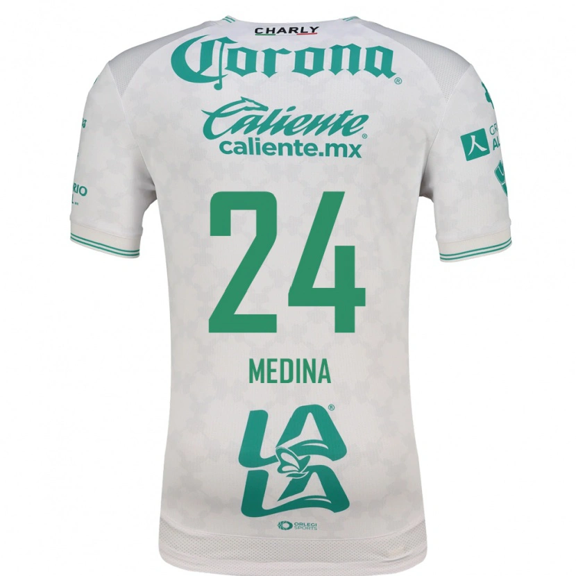 Danxen Heren Diego Medina #24 Lichtgroen Wit Uitshirt Uittenue 2026/27 T-Shirt