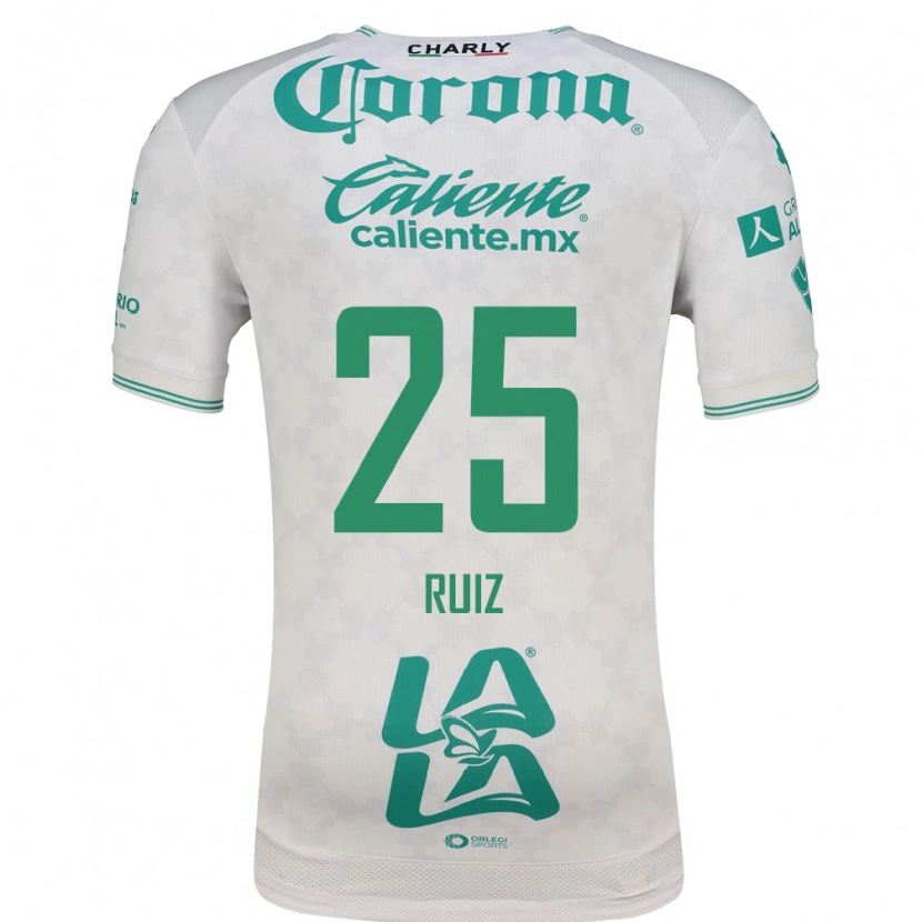 Danxen Heren Michel Ruiz #25 Lichtgroen Wit Uitshirt Uittenue 2026/27 T-Shirt