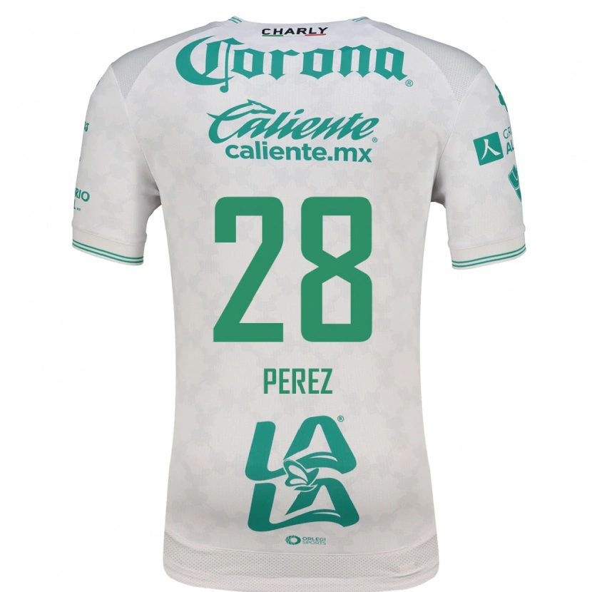 Danxen Heren Geovanni Pérez #28 Lichtgroen Wit Uitshirt Uittenue 2026/27 T-Shirt