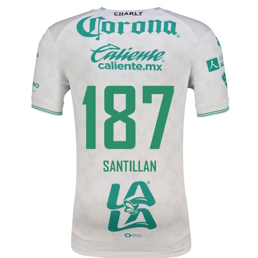 Danxen Heren Emilio Santillán #187 Lichtgroen Wit Uitshirt Uittenue 2026/27 T-Shirt
